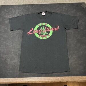 New York Neon Advertisement Shirt Vintage Coney Island Beach Nathans Hotdogs USA